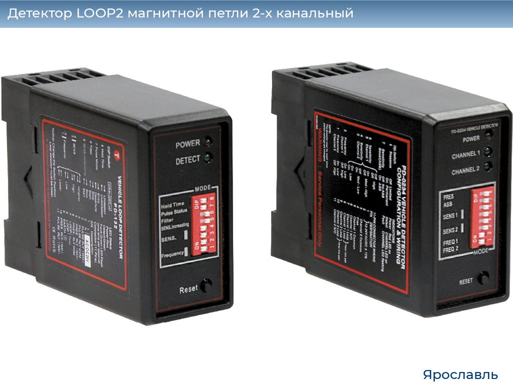 Детектор LOOP2 магнитной петли 2-x канальный, yaroslavl.doorhan.ru