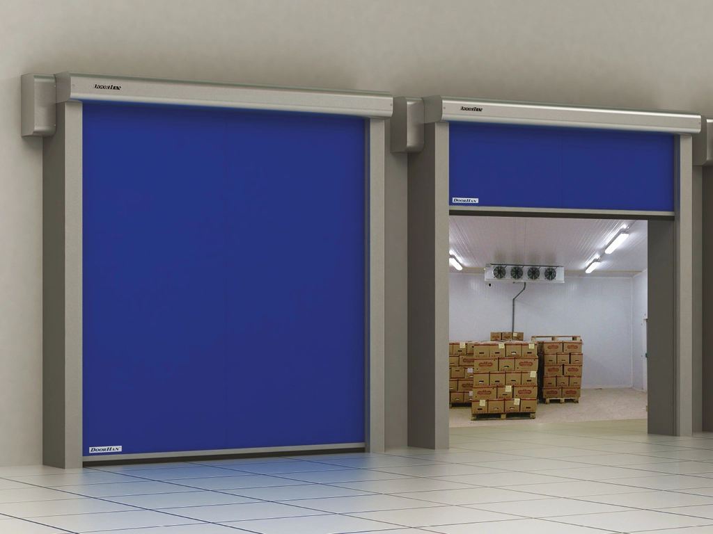 Накладной монтаж скоpостных ворот.